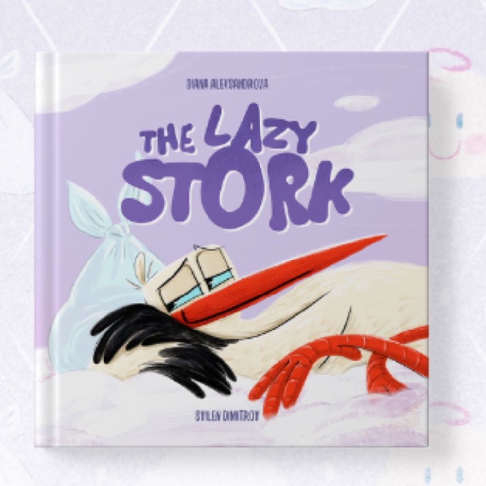 The Lazy Stork Children's Book Signed by author. Brand New